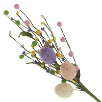 Ветка искусственная "Пасхальная", L14 W6 H43 см оптом