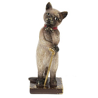 Фигурка декоративная "Кошка", L8 W5,5 H17 см оптом