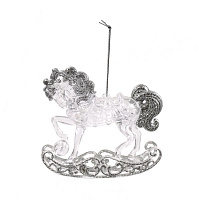 Украшение новогоднее "Лошадка", L10,5 W2,5 H9,5 см оптом