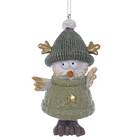 Фигурка декоративная подвесная "Сова", L5 W4,5 H10 см оптом