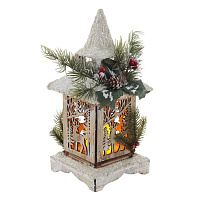 Изделие декоративное "Домик" с подсветкой (CR2032x2), L18 W16 H35 см оптом