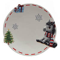 Тарелка "Лошадка", L16 W15 H1,5 см оптом