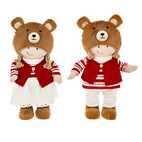 Игрушка набивная "Мишка", 2в., L23 W13 H42 оптом