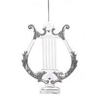 Украшение новогоднее "Лира", L10 W1 H16 см оптом