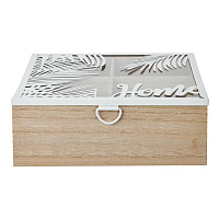 Шкатулка для чайных пакетиков, L20 W20 H7,5 см оптом