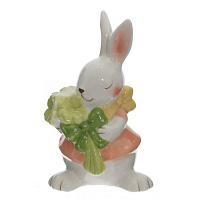 Фигурка декоративная "Заяц", L7,5 W6 H13 см оптом