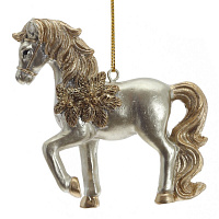 Фигурка декоративная подвесная "Лошадка", L7,5 W2,5 H8 см оптом