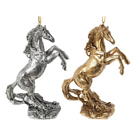 Фигурка декоративная подвесная "Лошадь", L8,5 W4 H12,5 см, 2в. оптом