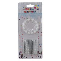 Набор из 24-х свечей для торта, L8,5 W1,5 H20 см оптом