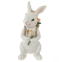 Фигурка декоративная "Заяц с корзиной", L5 W6,5 H11 см оптом