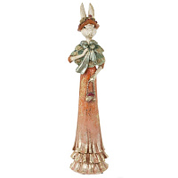 Фигурка декоративная "Зайка", L9 W9 H35,5 см оптом