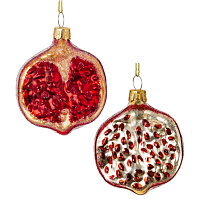 Украшение новогоднее "Гранат", L6 W4 H7 см, 2в. оптом