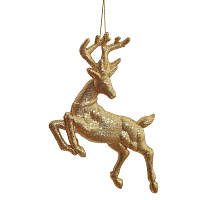 Изделие декоративное подвесное "Олень", L12,5 W2,5 H13 см оптом