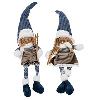 Игрушка набивная "Гном", L15 W9 H56/19 см, 2в. оптом