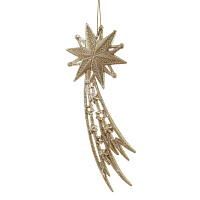 Изделие декоративное подвесное "Звезда", L6 W1 H15 см оптом