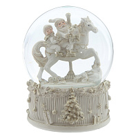 Фигурка декоративная в стекл шаре "Карусель" (ключ,муз), D 15 см, L14 W14 H19 см оптом
