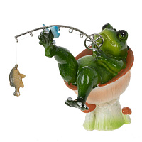 Фигурка декоративная "Лягушка", L9 W6 H11,5 см оптом