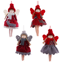 Изделие декоративное "Ангел", L9 W6 H18 см, 4в. оптом