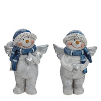 Фигурка декоративная "Снеговик", 2в., L4,5 W3,5 H6,5 оптом