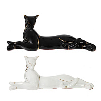 Фигурка декоративная "Кошка", L27 W8 H10,5 см, 2в. оптом