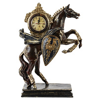 Фигурка декоративная "Лошадь" с часами D8см, (AAx1 н/п), L31,5 W14 H45,5 см оптом