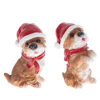 Фигурка декоративная "Собачка", L4 W4 H6,5 см, 2в. оптом