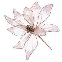 Цветок искусственный "Пуансеттия", L24 W24 H34 см оптом