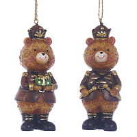 Фигурка декоративная подвесная "Медвежонок",  L3,5 W3,5 H10,5 см, 2в. оптом