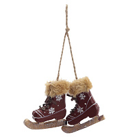 Изделиеи декоративное подвесное "Коньки", L10 W6 H9 см оптом