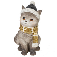 Фигурка декоративная "Котёнок", L10 W10 H18 см оптом