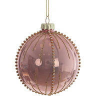 Украшение новогоднее "Шар", D 7.5 см, L7,5 W7,5 H8,5 см оптом