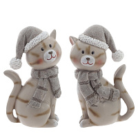 Фигурка декоративная "Кошка",  L5 W4 H9 см, 2в. оптом