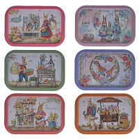 Поднос "Пасхальный", L35 W23,5 H1,5 см, 6в. оптом