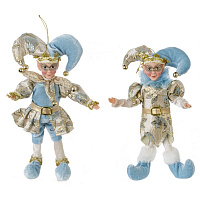 Игрушка набивная подвесная "Эльф", L12 W5 H26 см, 2в. оптом