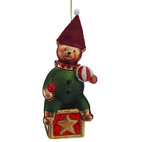 Украшение новогоднее "Медвежонок", L8 W6 H18,5 см оптом