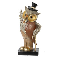 Фигурка декоративная "Сова", L10 W8,5 H21,5 см оптом