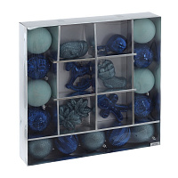 Набор из 20шт Украшение новогоднее "Шар", L40 W8 H40 см оптом