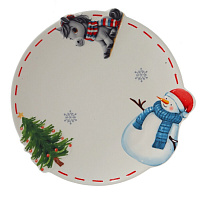 Тарелка "Лошадка", L21 W21 H2 см оптом