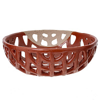 Ваза для фруктов, L20,5 W20,5 H7,5 см оптом