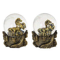 Фигурка декор в стекл шаре "Лошадь", L7 W7,5 H8,5 см, 2в. оптом