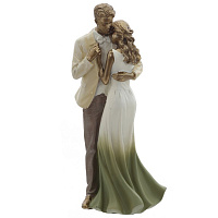 Фигурка декоративная "Влюбленная пара", L10,5 W7,5 H23,5 см оптом