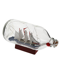 Изделие декоративное "Корабль в бутылке" (подсветка, 3xLR44), L18,5 W8 H9,5 см оптом