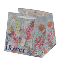 Пакет подарочный S (бумага 250г/м2, блок 10шт), L25 W25 H24 см оптом