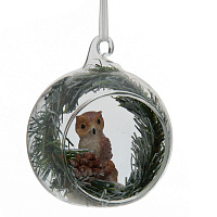 Украшение новогоднее "Шар", L8 W7 H9 см оптом