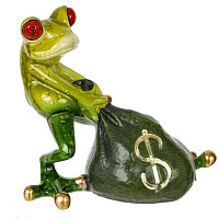 Фигурка декоративная "Лягушка", L11,8 W6 H10,5 см оптом