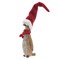 Фигурка декоративная "Пингвин", L7 W10,5 H49 см (полка 26,5 см.) оптом