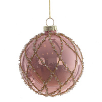 Украшение новогоднее "Шар", D 7.5 см, L7,5 W7,5 H9 см оптом