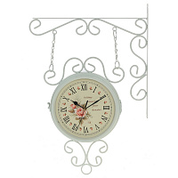 Часы настенные декоративные двусторонние, L36 W9 H52 см оптом