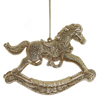 Украшение новогоднее "Лошадка" L8 W0,7 H7 см оптом