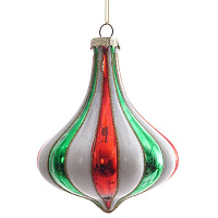 Украшение новогоднее "Капля", L10,5 W10,5 H12,5 см оптом